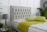 Bed Inn Windsor Button Headboard with Border - BEDINN.CO.UK