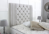 Bed Inn Regal Upholstered Button Headboard