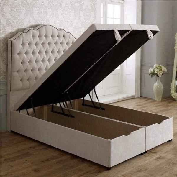 Streamlined Storage: Madrid Divan Storage Lift-Up Bed