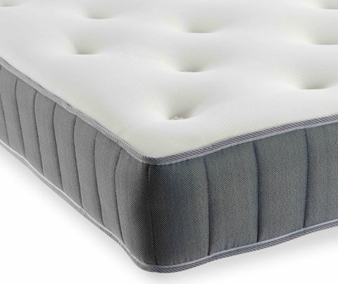 Bed Inn Bamboo Memory Foam Sprung Tufted Mattress