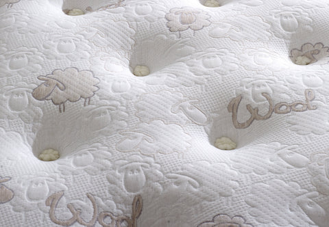 Bed Inn Signature Range Acton Wool 2000 Pocket Natural Mattress