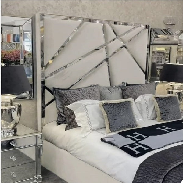 Glamorous Reflection: Chanel Mirror Bed.