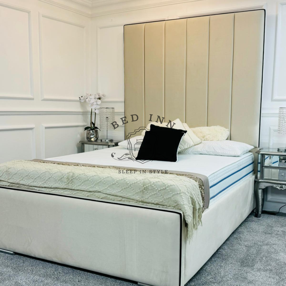 Orlando Edge Piping Bed by Bed Innovation – Premium Quality, Luxury Design, and Ultimate Comfort for Modern Bedrooms.