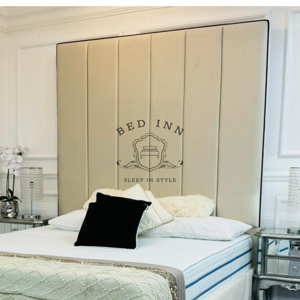 Orlando Edge Piping Bed by Bed Innovation – Premium Quality, Luxury Design, and Ultimate Comfort for Modern Bedrooms.