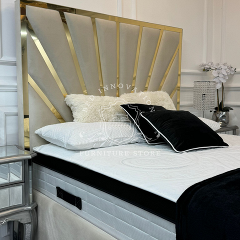 Sunshine Mirror Bed – Luxury and Elegance by Bed Innovation | Custom Designs & Comfort.